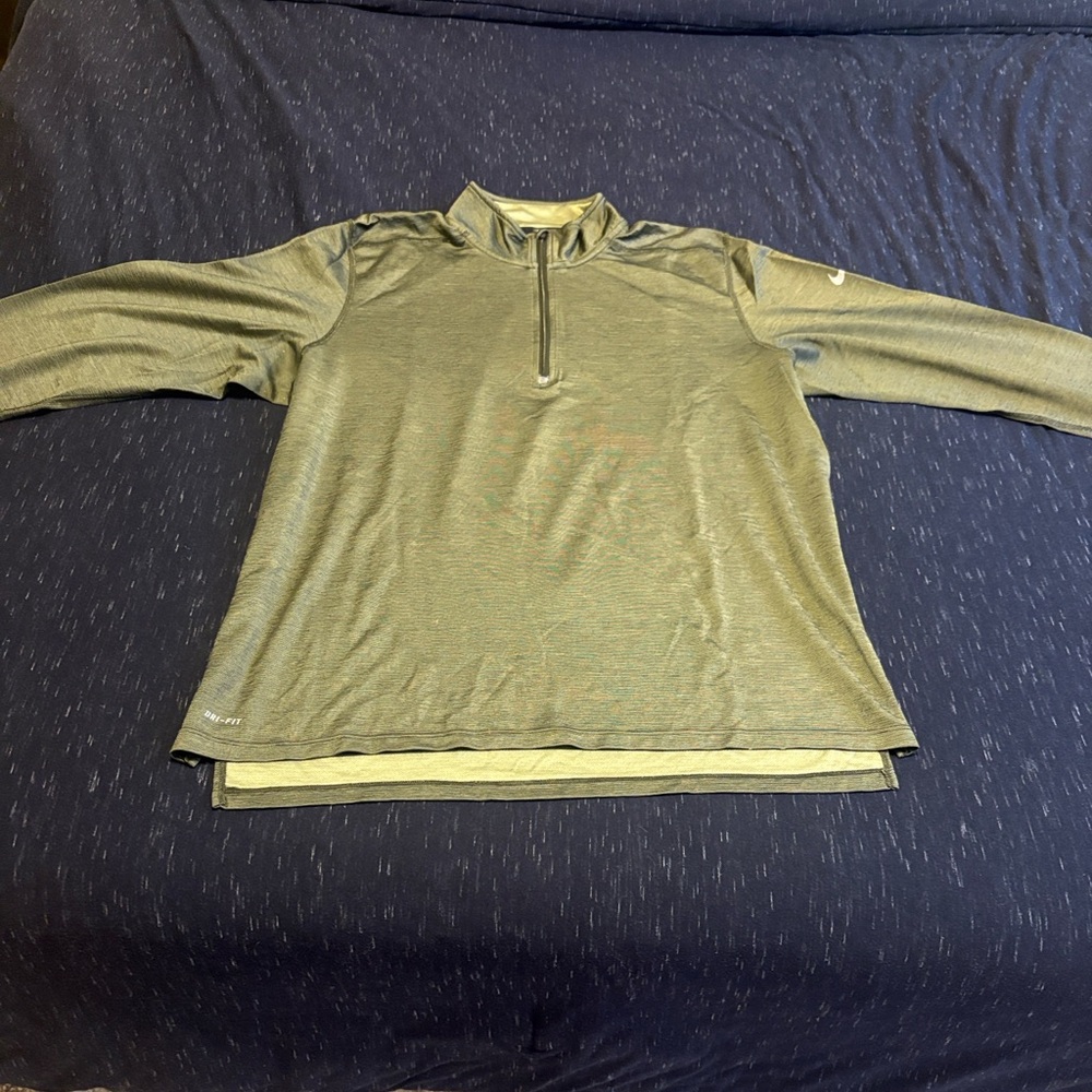 Nike Green Dri-fit Pullover
